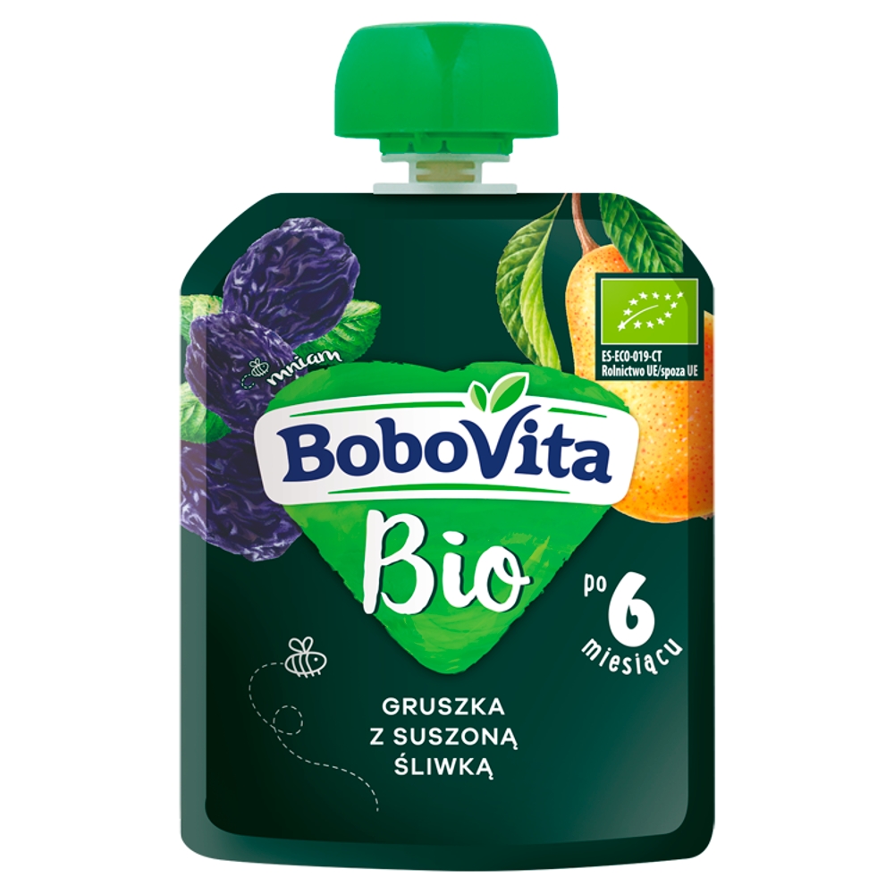 

Bobovita Bio Gruszka śliwka 80 g