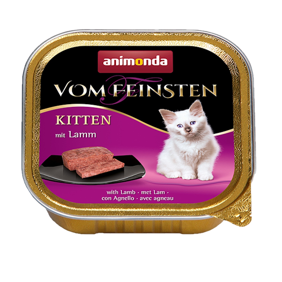 Levně Animonda Vom Feinsten Kitten lamb mokré krmivo pro kočky 32x100g