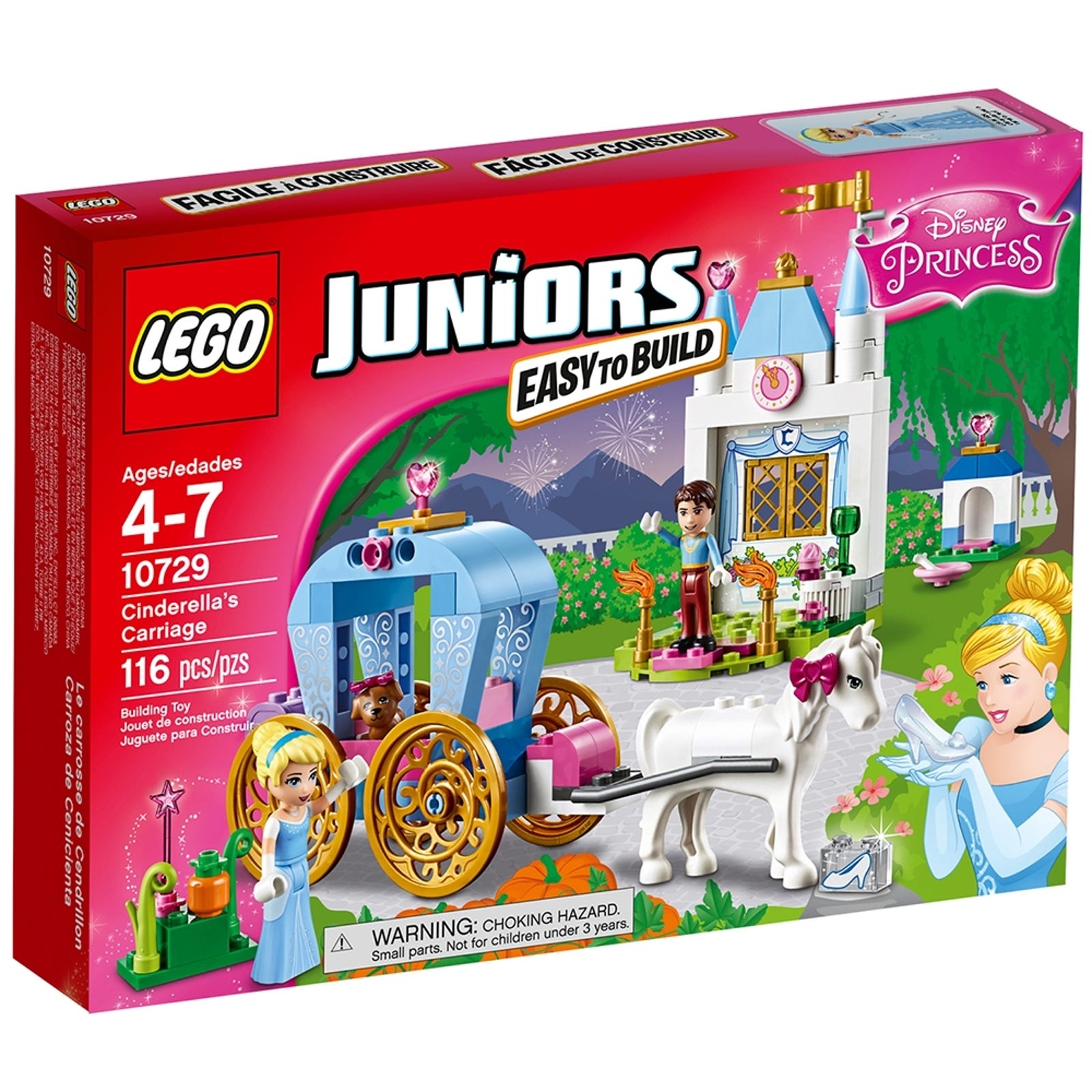 Lego Juniors 10729 Popelčin kouzelný kočár