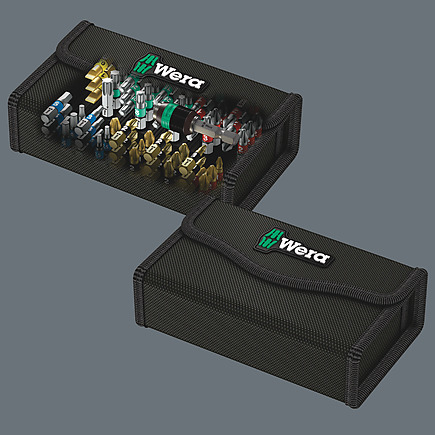WERA Zestaw Bitów Bit-Safe 61 BiTorsion 61 Elementów Czarny Uniwersalny — miniatura 12
