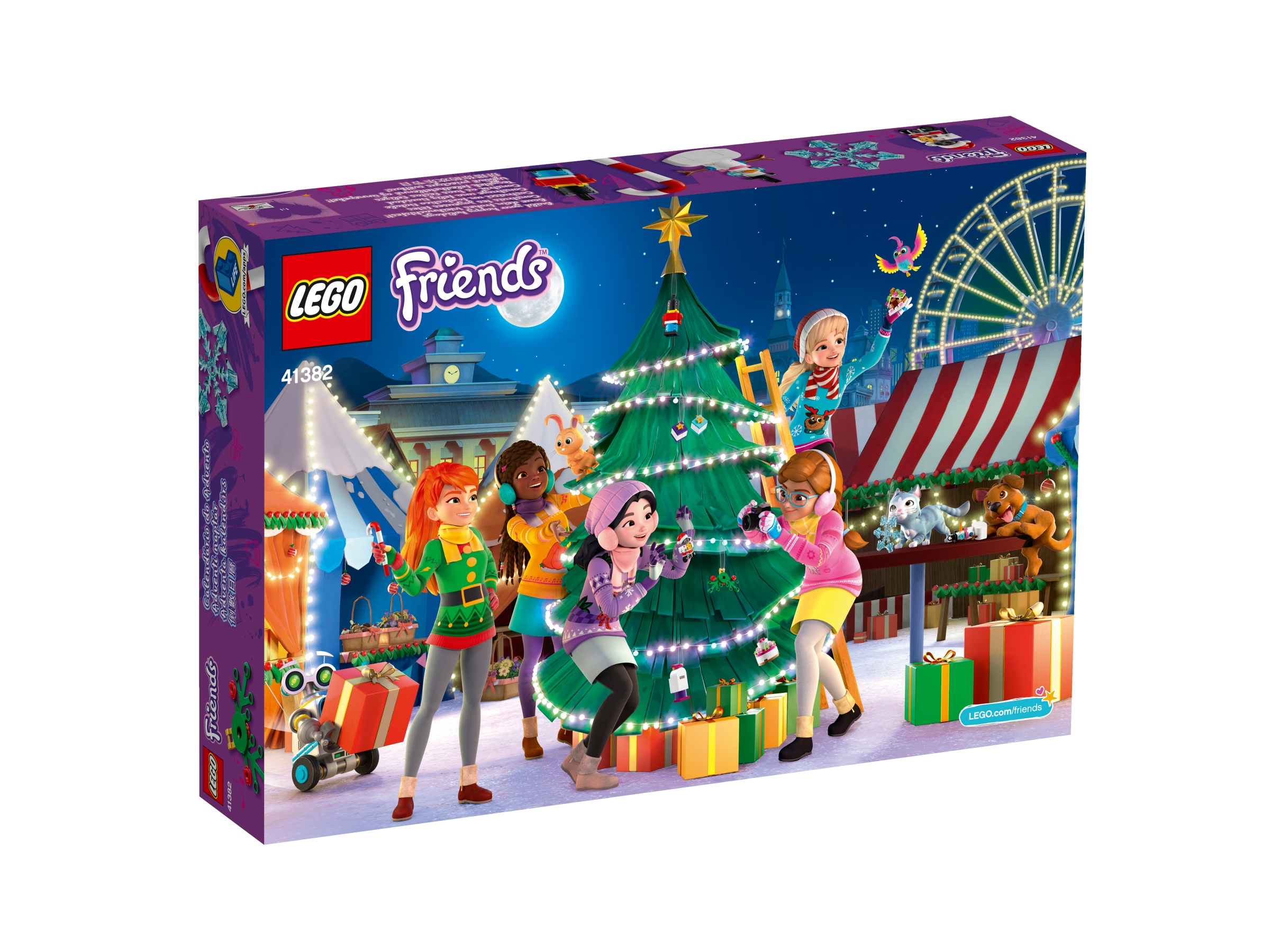 Адвент-календарь LEGO Friends 41382 2019, 330 деталей, 24 модели и мини-кукла Мия, от 6 лет — фото 4