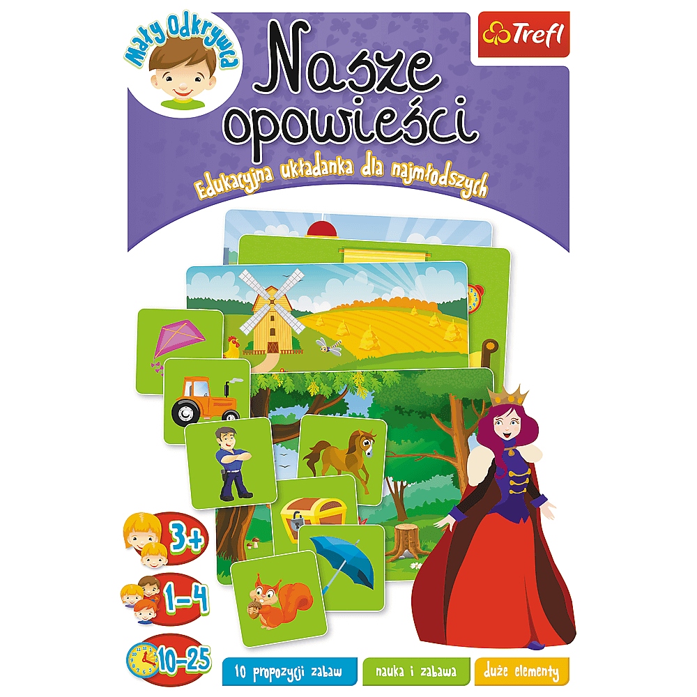 

Trefl Mały Odkrywca Nasze Opowieści 01740