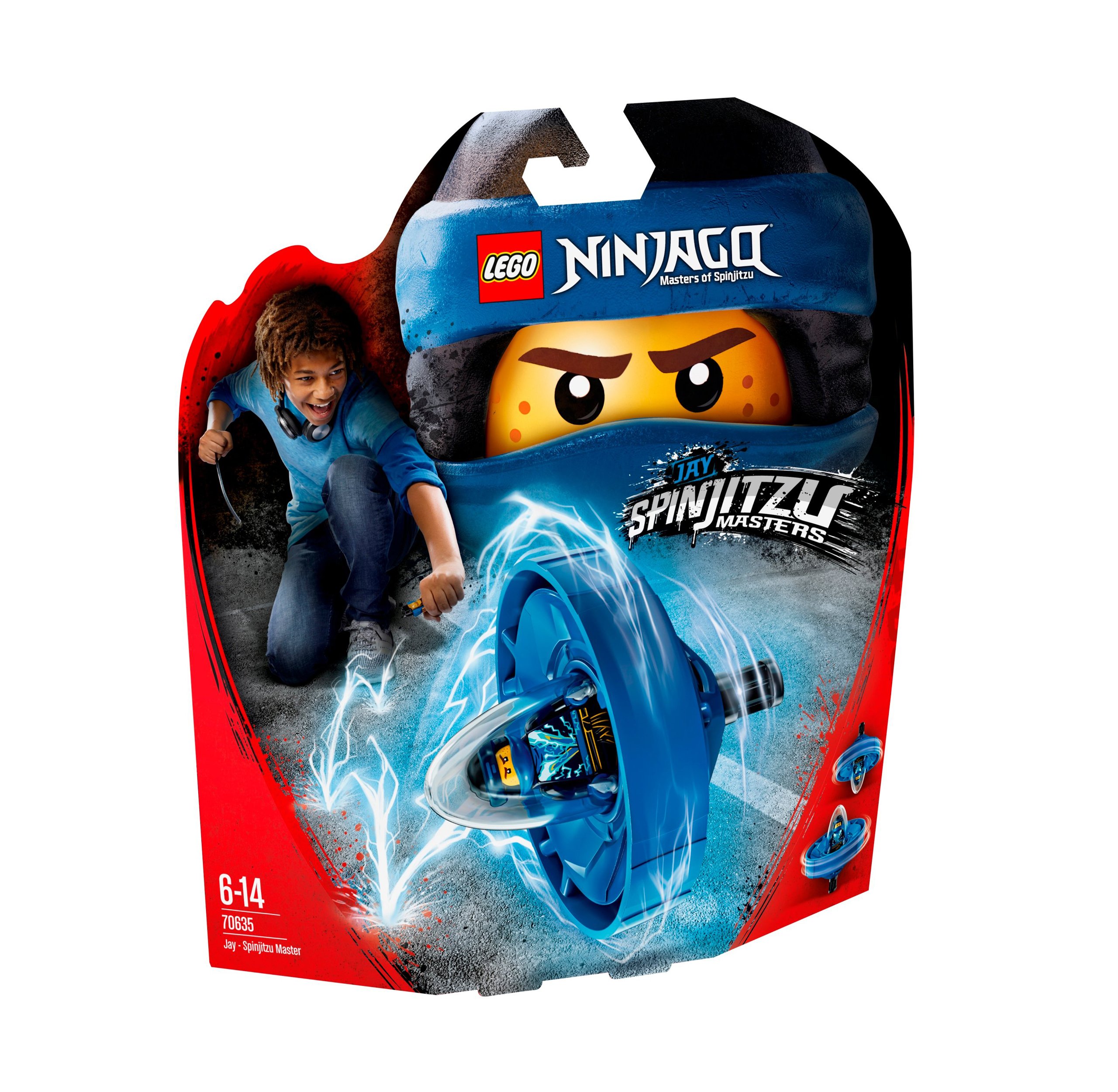 Lego Ninjago Jay mistrz Spinjitzu 70635