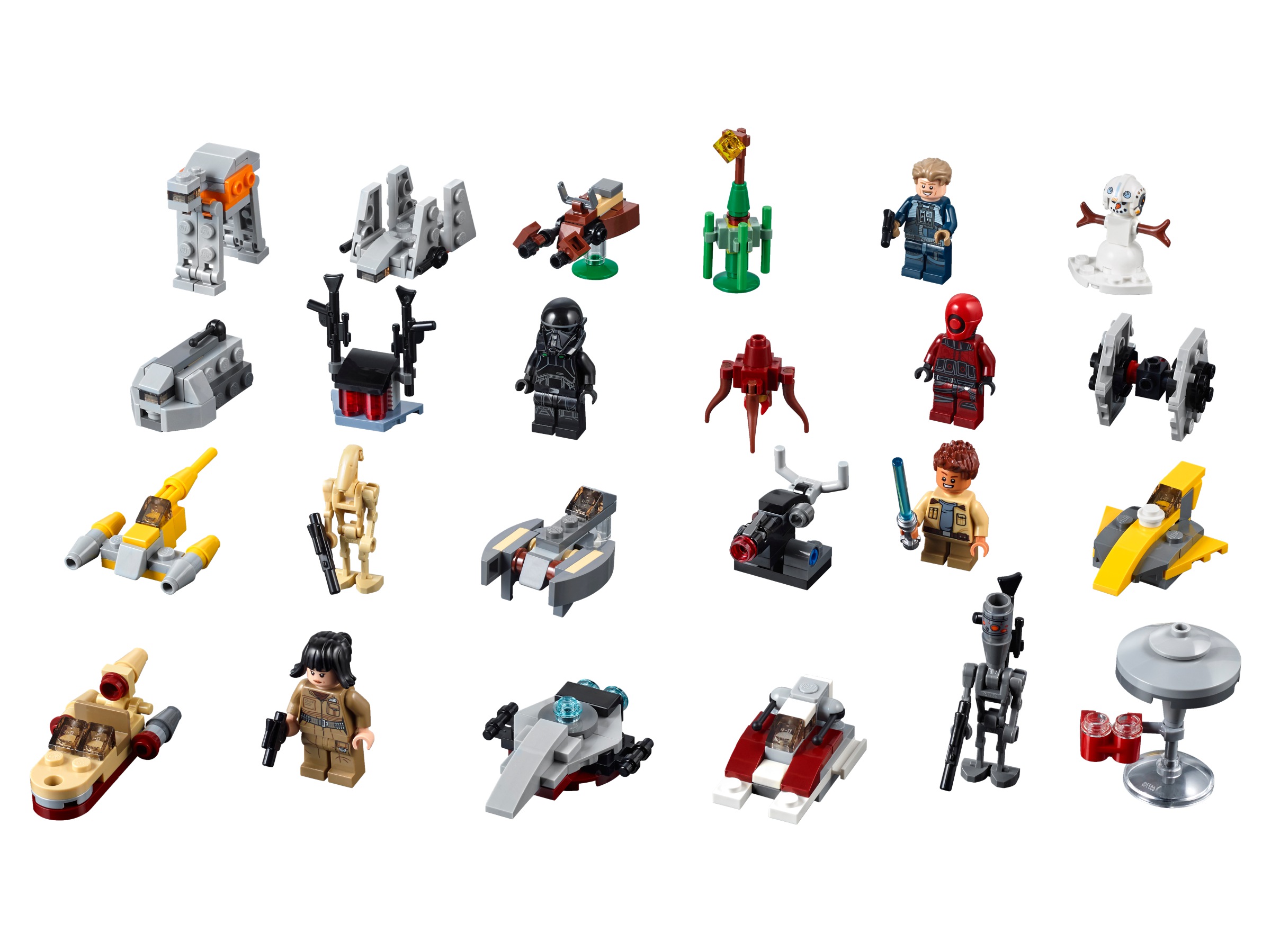 Адвент-календарь LEGO Star Wars 75213 2018, 307 деталей, минифигурки и игровое поле, от 6 лет — фото 2