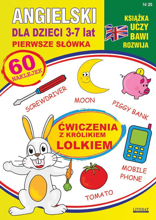 Angielski dla dzieci 25. Pierwsze słówka. 3-7 lat. Ćwiczenia z królikiem