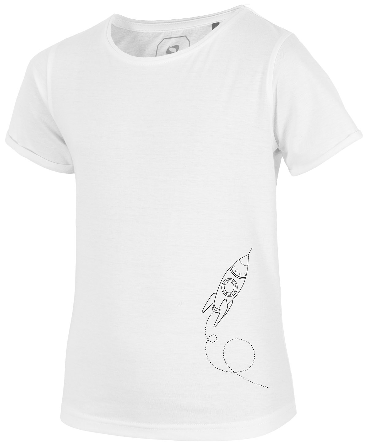 

T-Shirt chłopięcy Everhill JTSM701 biały r152