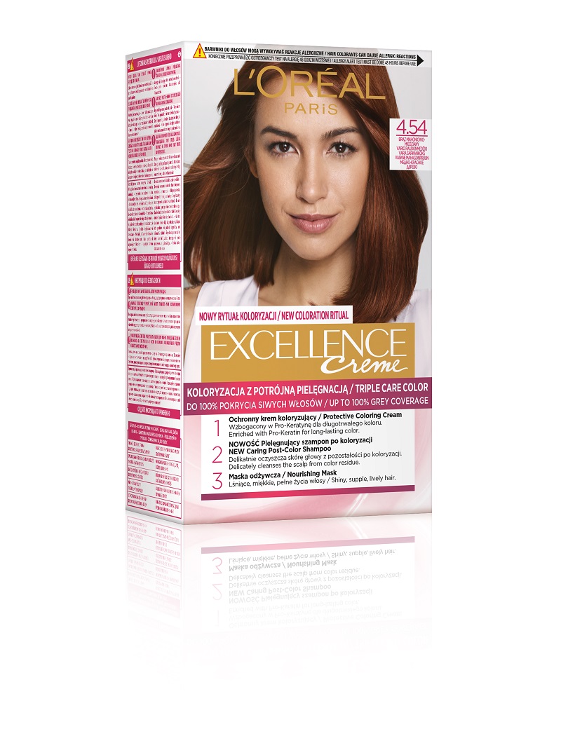

Farby do włosów L'Oréal Expert 4.54