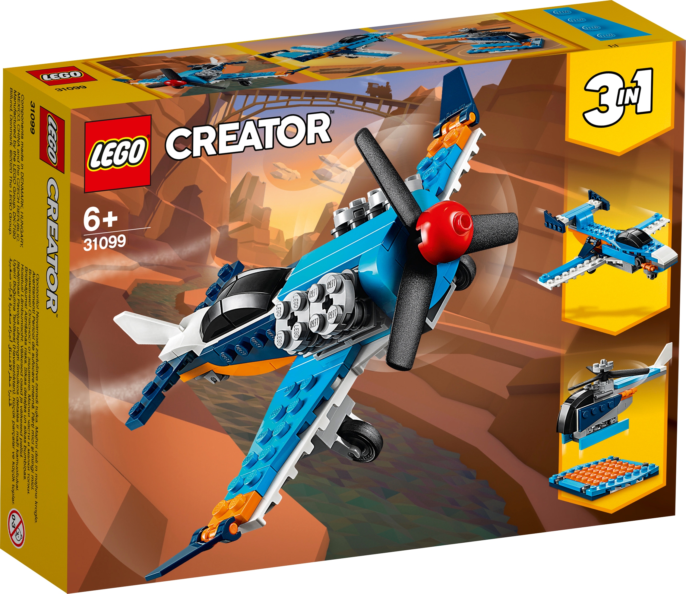 

Lego Creator Samolot śmigłowy 31099