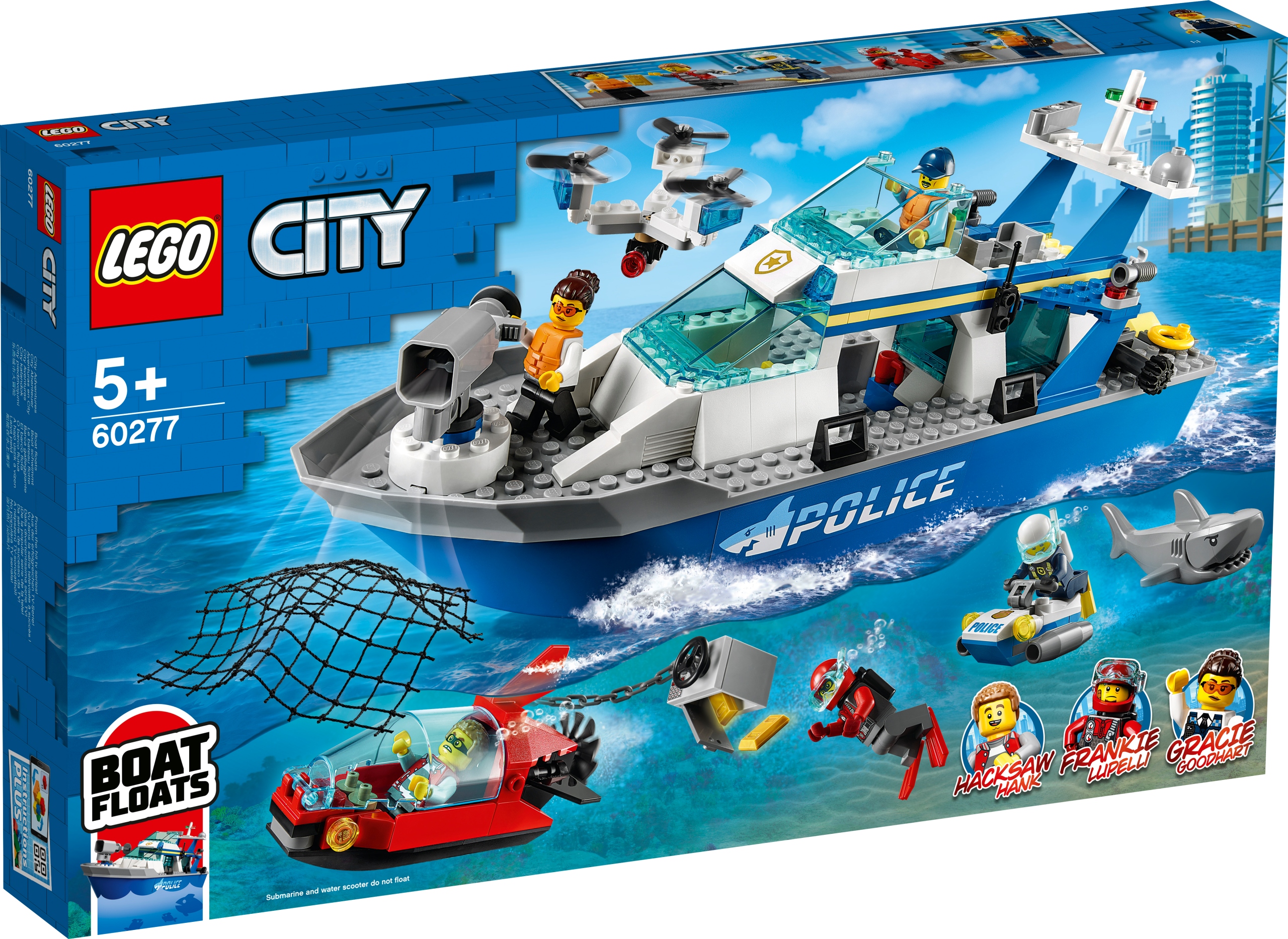 

Lego City Policyjna łódź patrolowa 60277