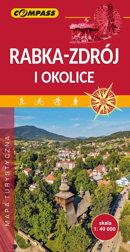 

Mapa Rabka Zdrój i okolice 1:40'000.