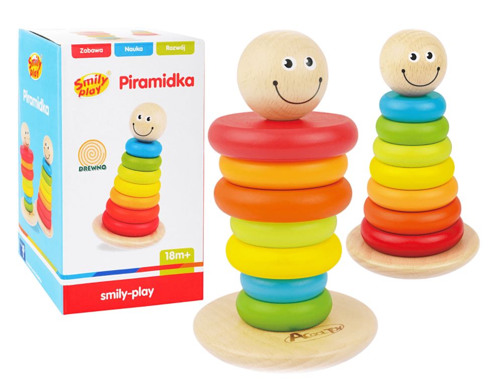 

Smily Play Piramidka drewniana AC7617
