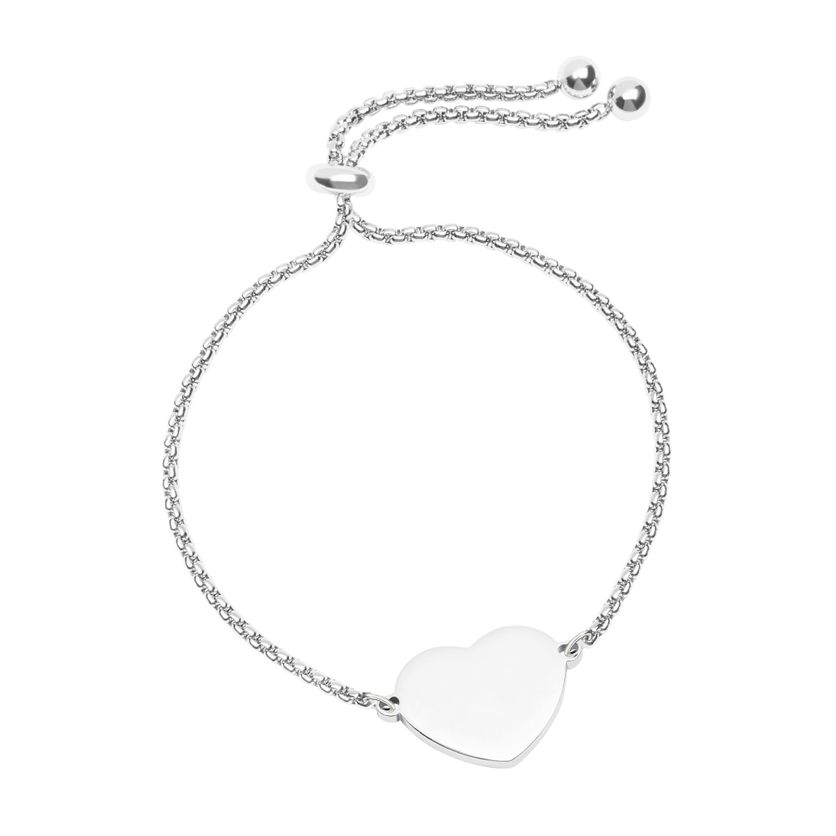 

Bransoletka damska stalowa Verona Moderno serce