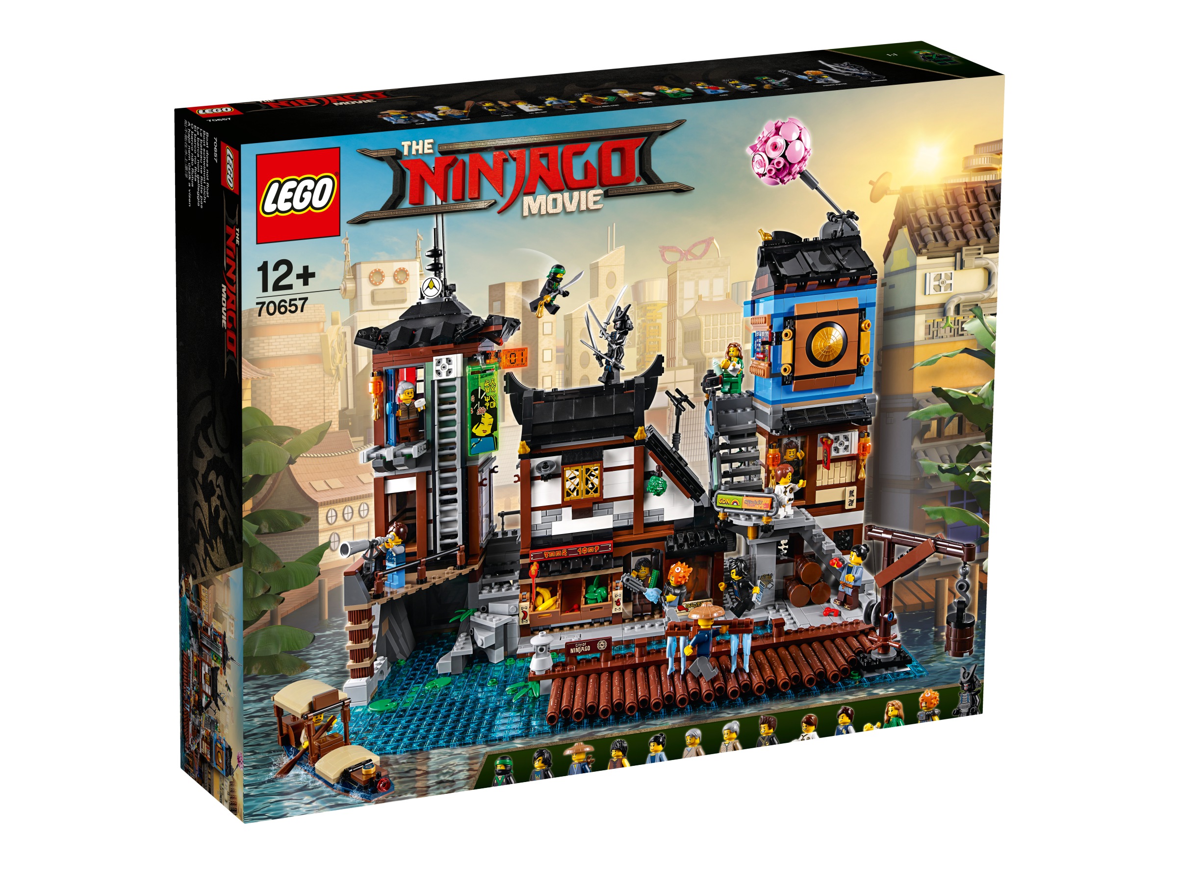 Klocki Lego Ninjago Doki w Mieście 70657 Unikat! Rzadki Egzemplarz!