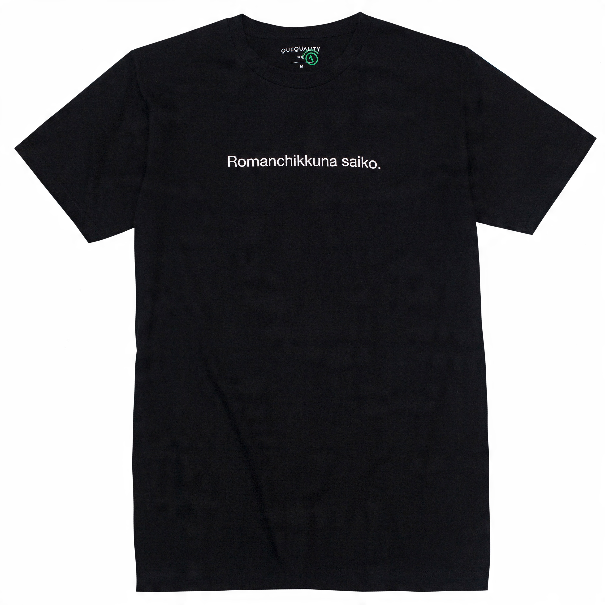 

T-shirt męski QueQuality czarny r.S