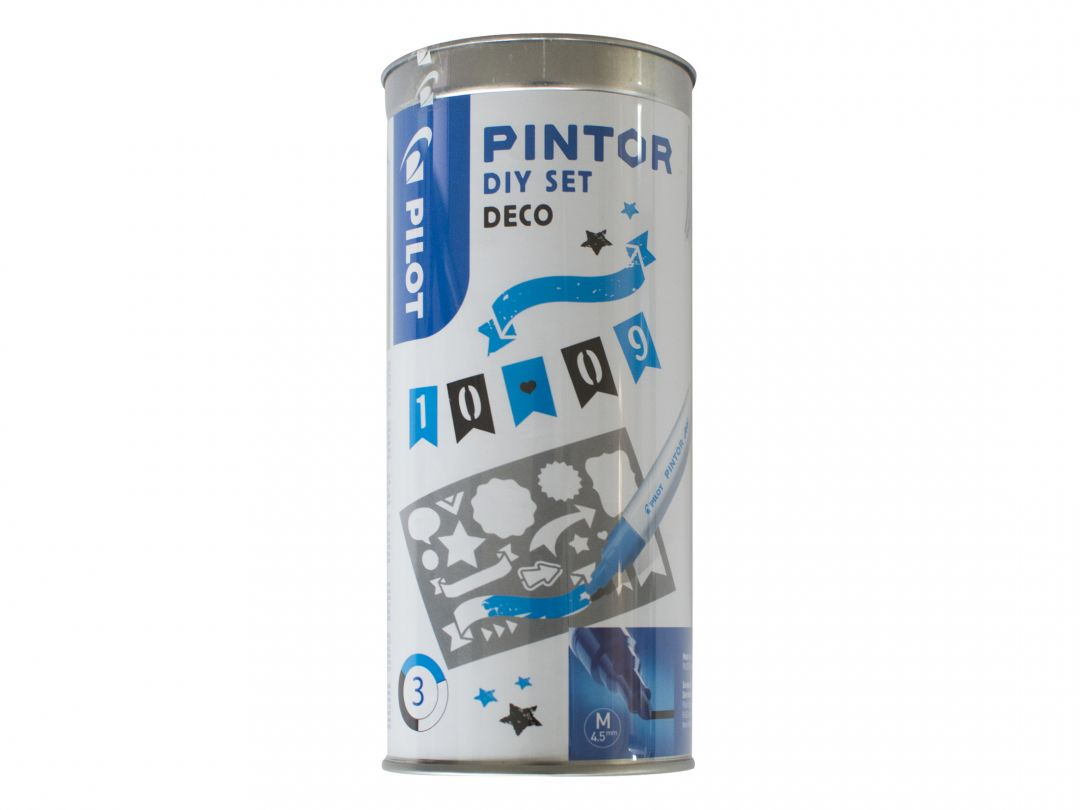 Fixy Dekorativní Pilot Pintor 3 ks +Šablony