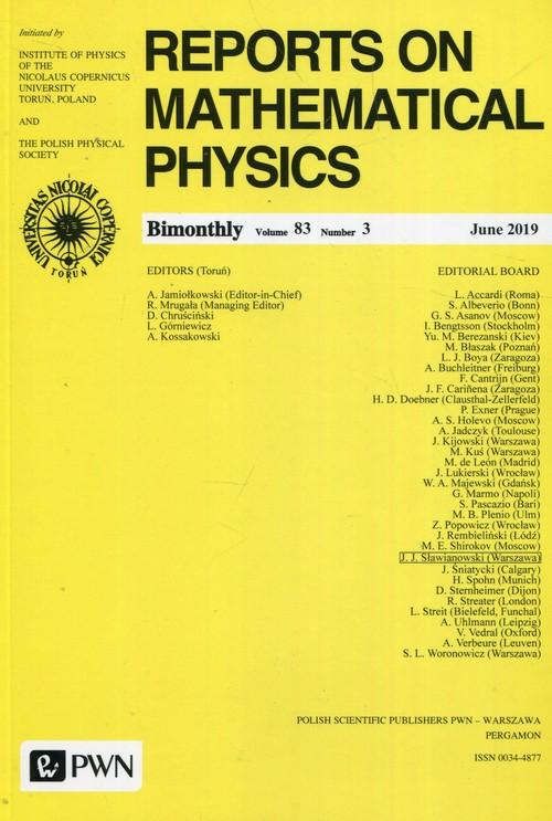 

Reports on Mathematical Physics 83/3/2019