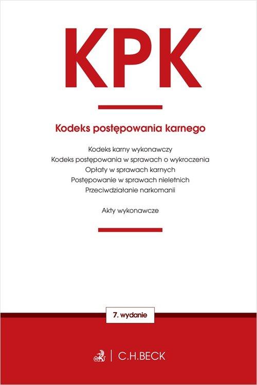 

Kodeks postępowania karnego oraz ustawy towarzysz.