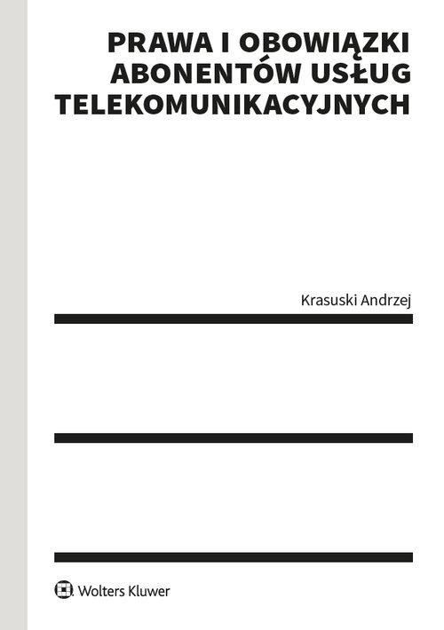 

Prawa i obowiązki abonentów usług telekomunik.