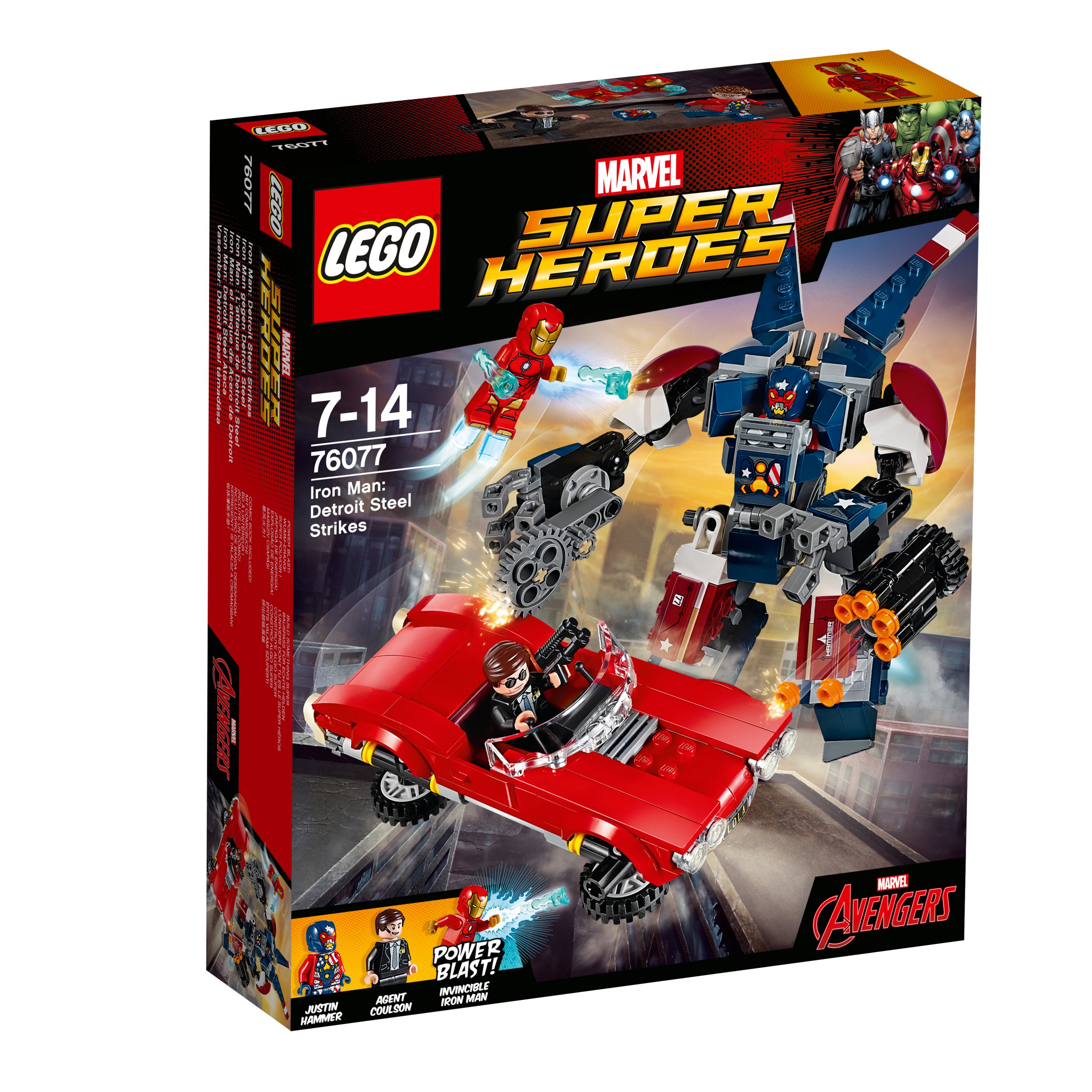 Lego Heroes 76077 Detroit Steel atakuje