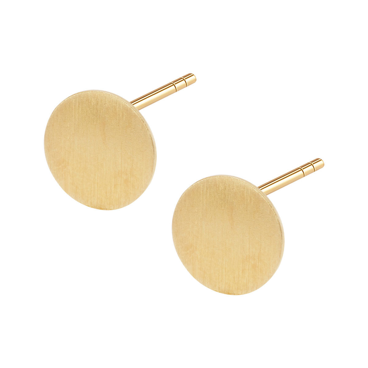 

Kolczyki Yes Studio Y srebrne pokryte złotem kółko