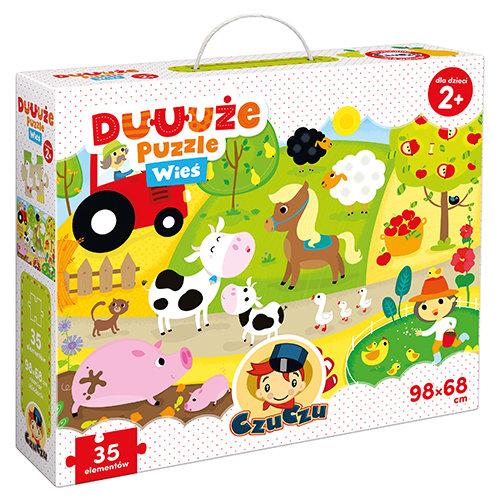 

CzuCzu Duże puzzle z dziurką Wieś 490739
