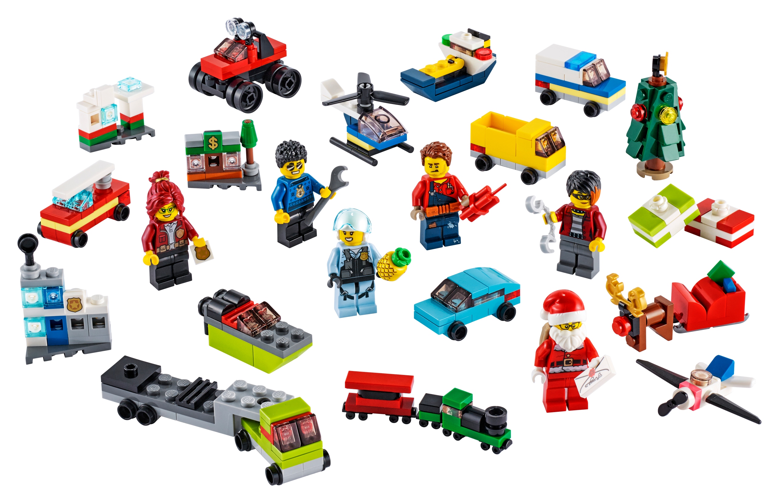 Адвент-календарь LEGO City 60268 2020, 342 детали и 6 минифигурок, от 5 лет — фото 2