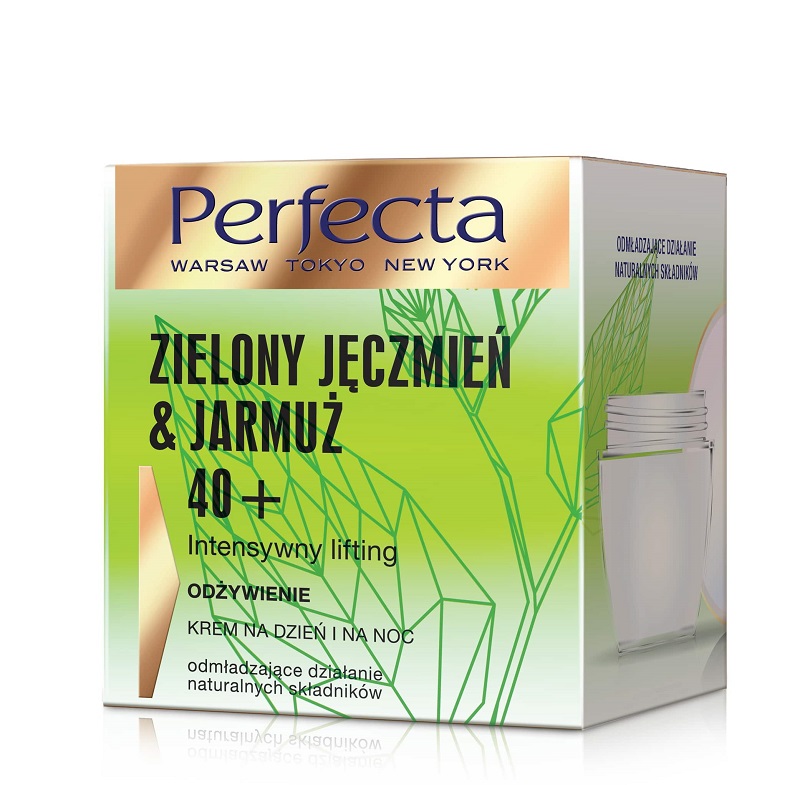 

Perfecta Lifting 40+ krem Zielony Jęczmień Jarmuż