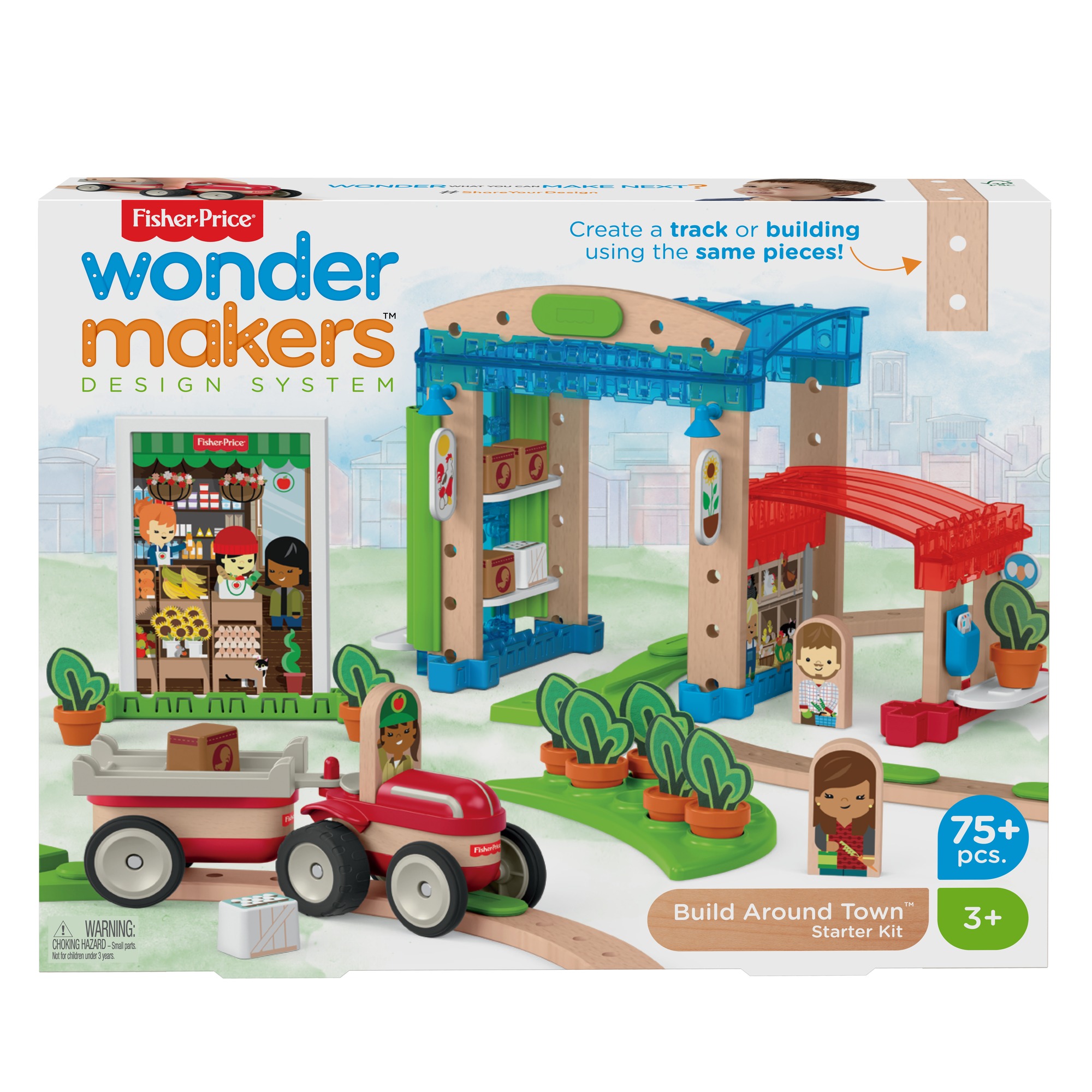 

Fisher-Price Wonder Miasteczko drewniane i kolejka