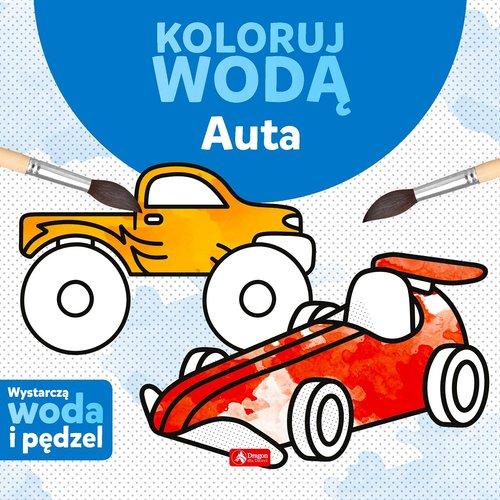 Koloruj wodą Auta Kolorowanka 3+