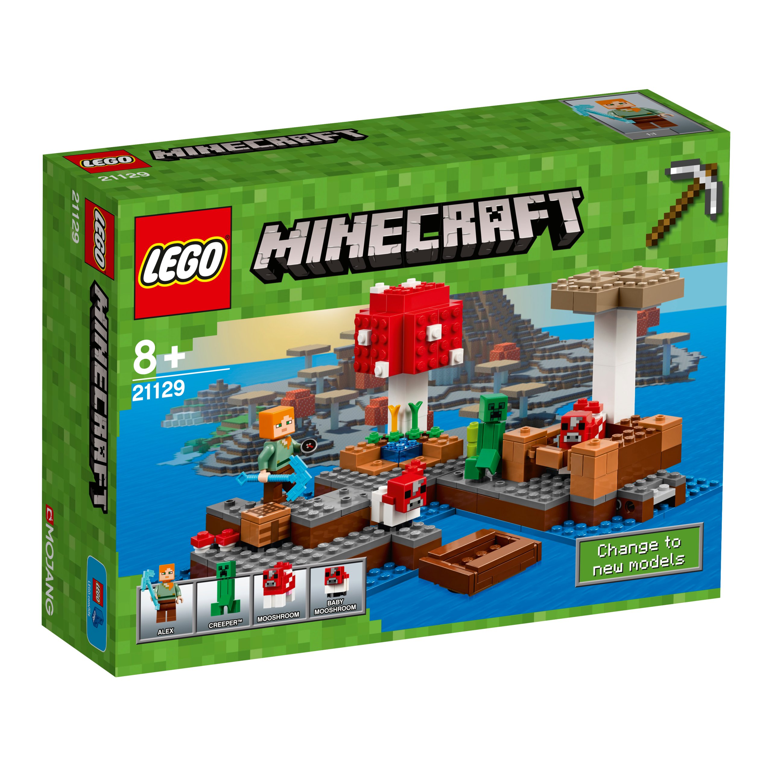 Lego Minecraft 21129 Grzybowa wyspa Nowe