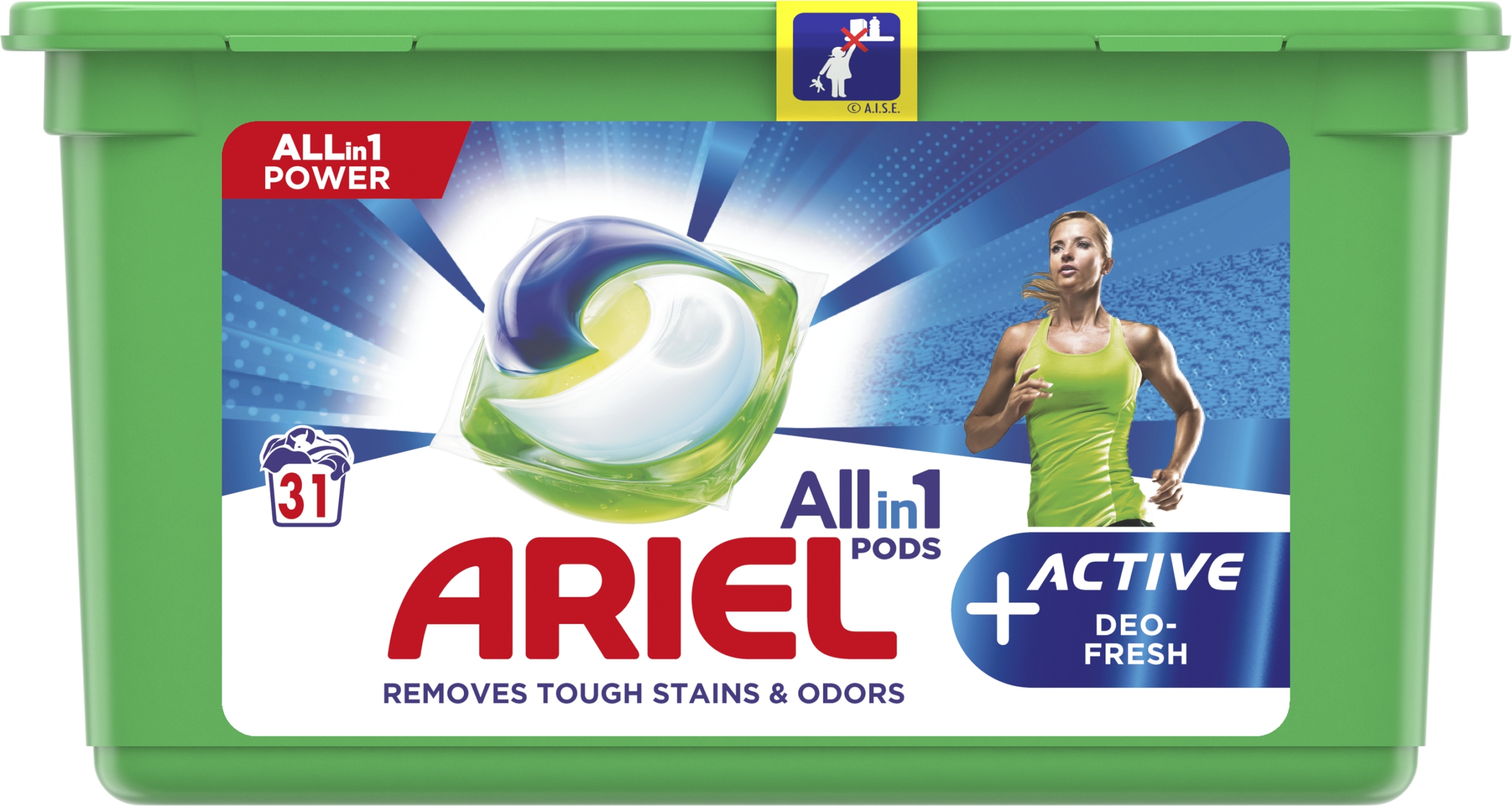 

Ariel Active Deo Kapsułki do prania 31 szt