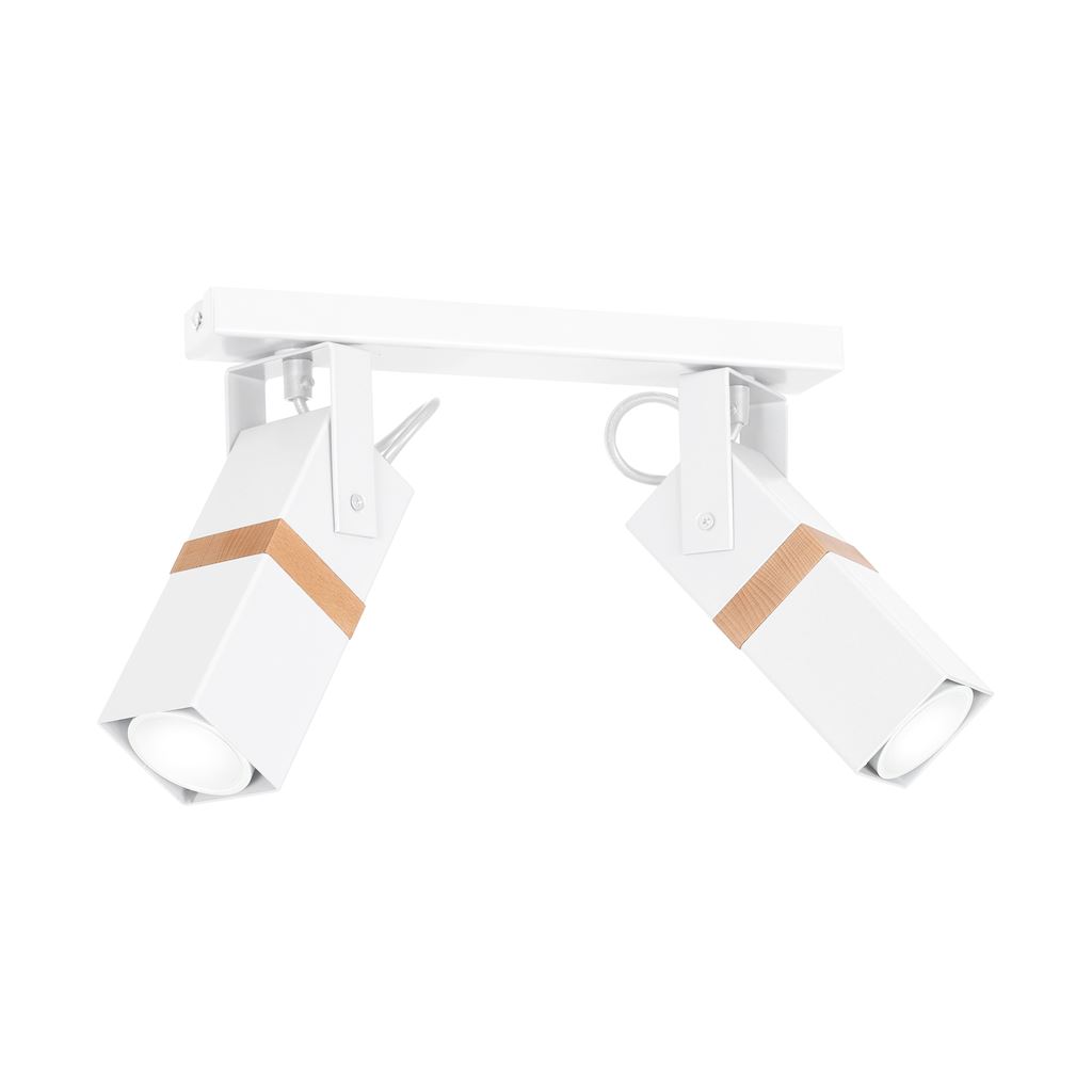 Vidar spot 2xGU10 biely MLP5406