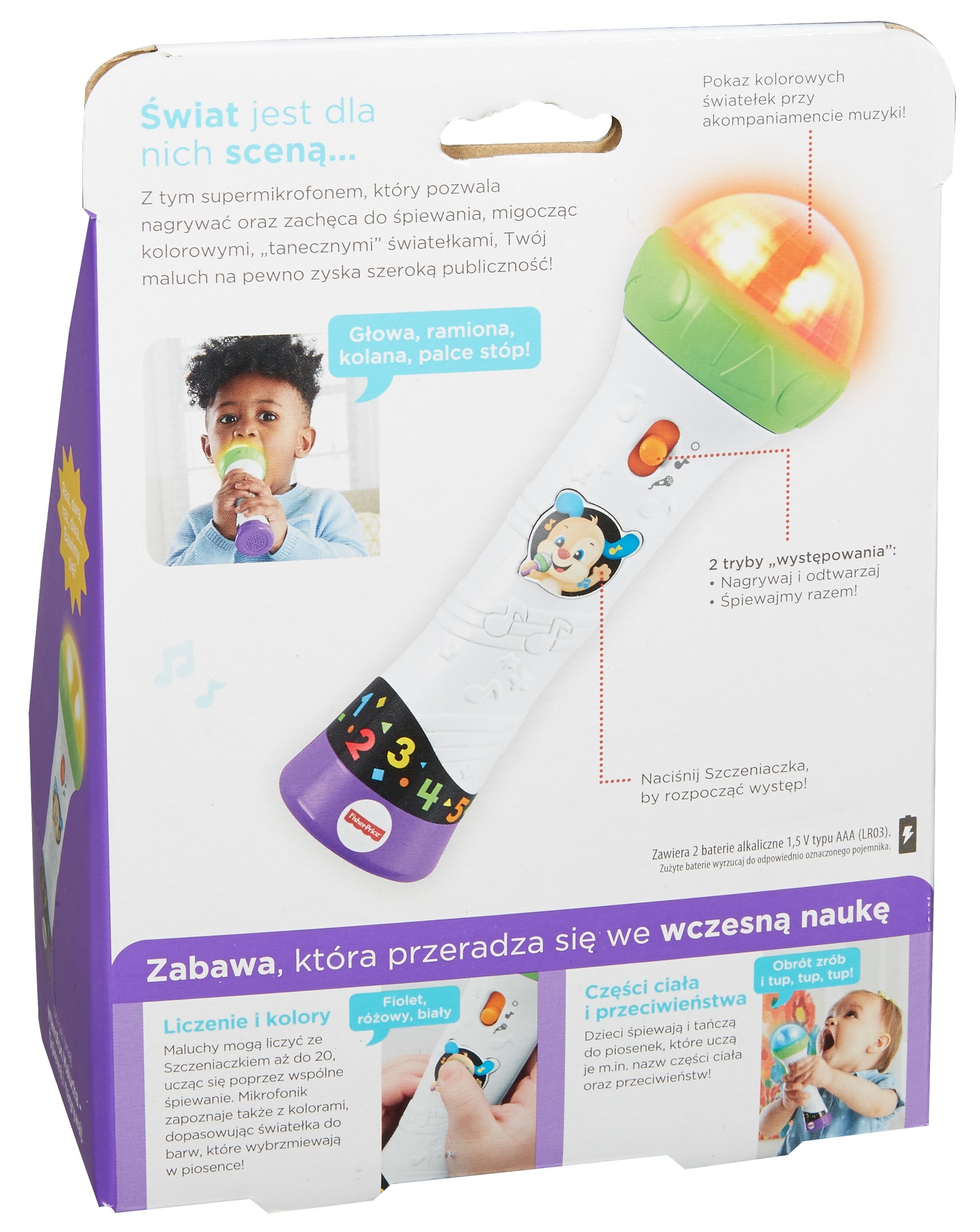 FP LL MIKROFON MALUCHA ŚPIEWAJ NAGRYWAJ FBP38