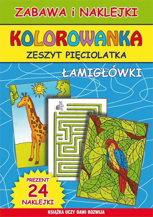 

Kolorowanka Zeszyt pięciolatka Łamigłówki