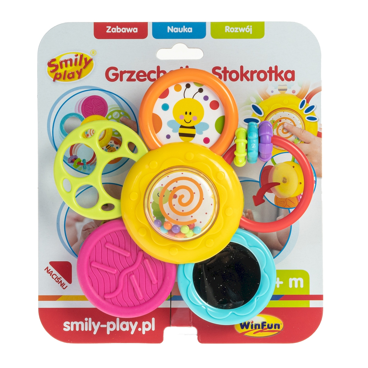 

Smily Play Grzechotka stokrotka 0776