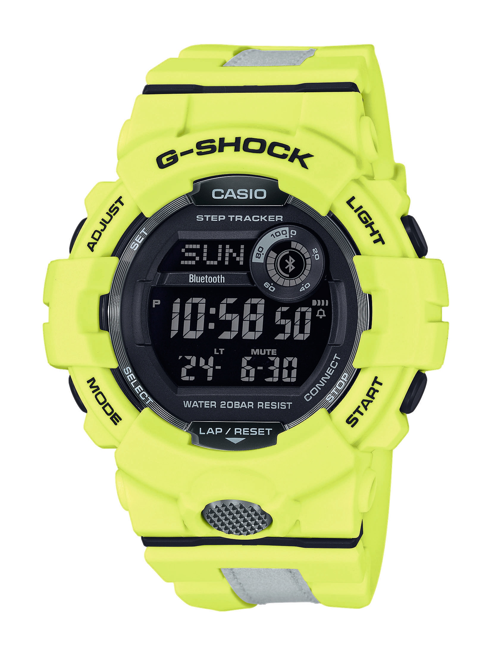

Zegarek męski Casio GBD-800LU-9ER żółty, Bluetooth