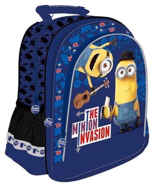 Plecak szkolny jednokomorowy Minionki St. Majewski wielokolorowy 1 l