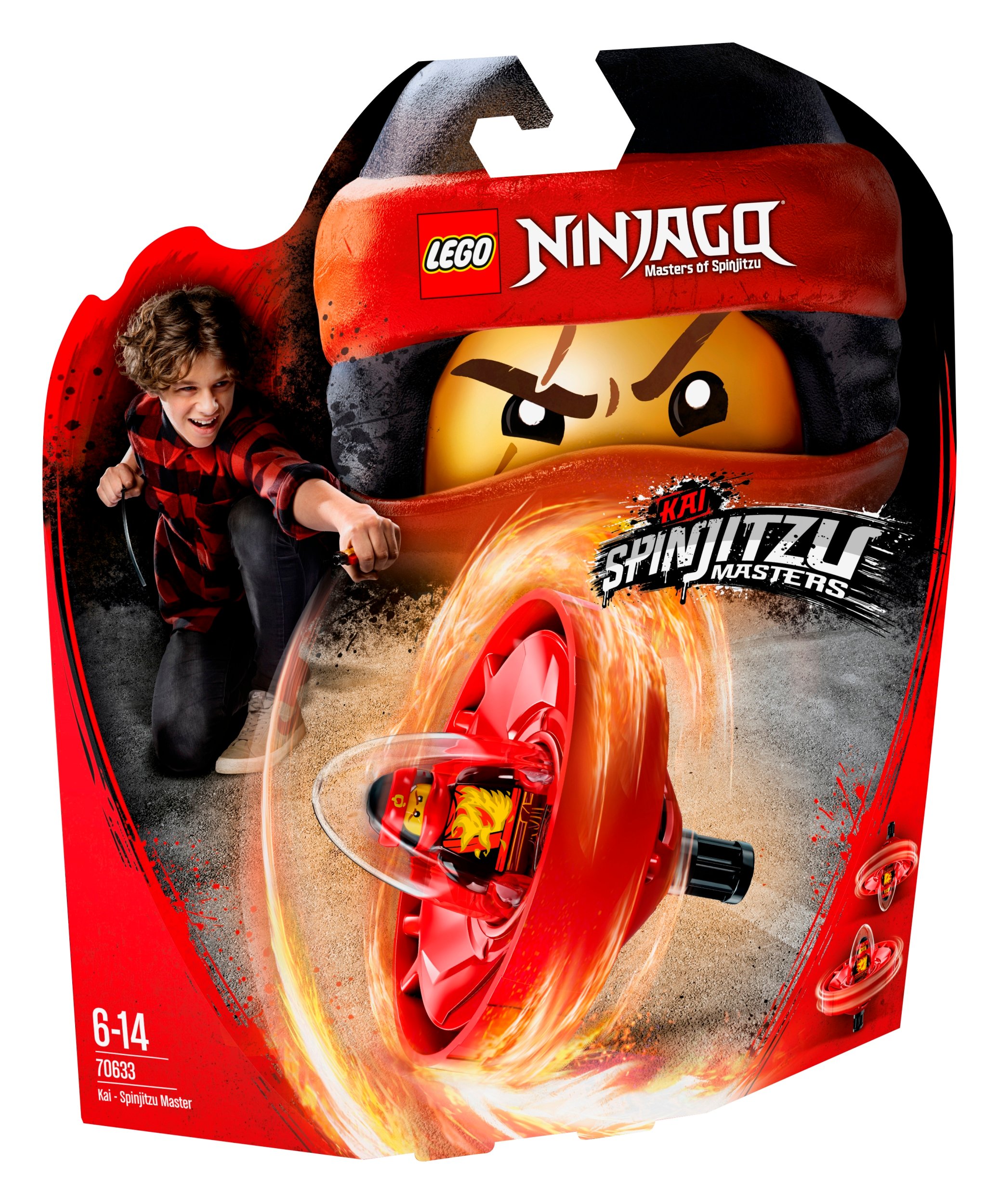 Lego Ninjago 70633 Kai – mistr Spinjitzu