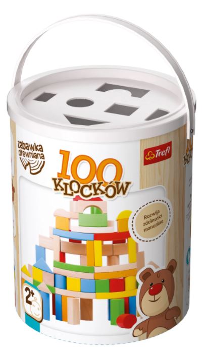 

Trefl Drewniane Klocki 100 sztuk 60651