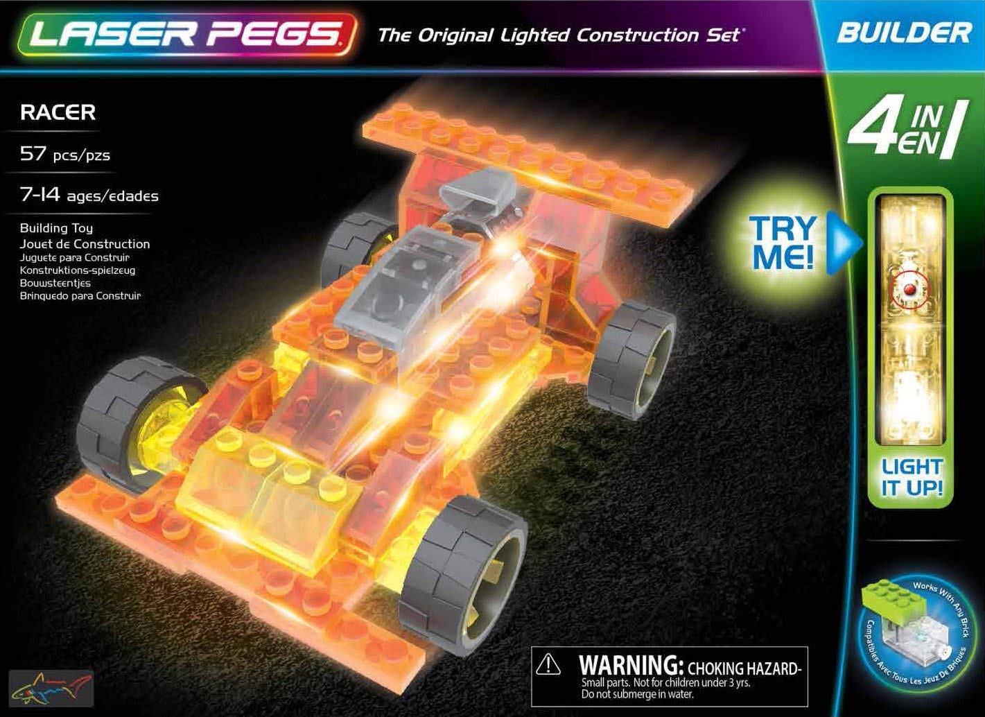 

Laser Pegs 4w1 Racer 41011