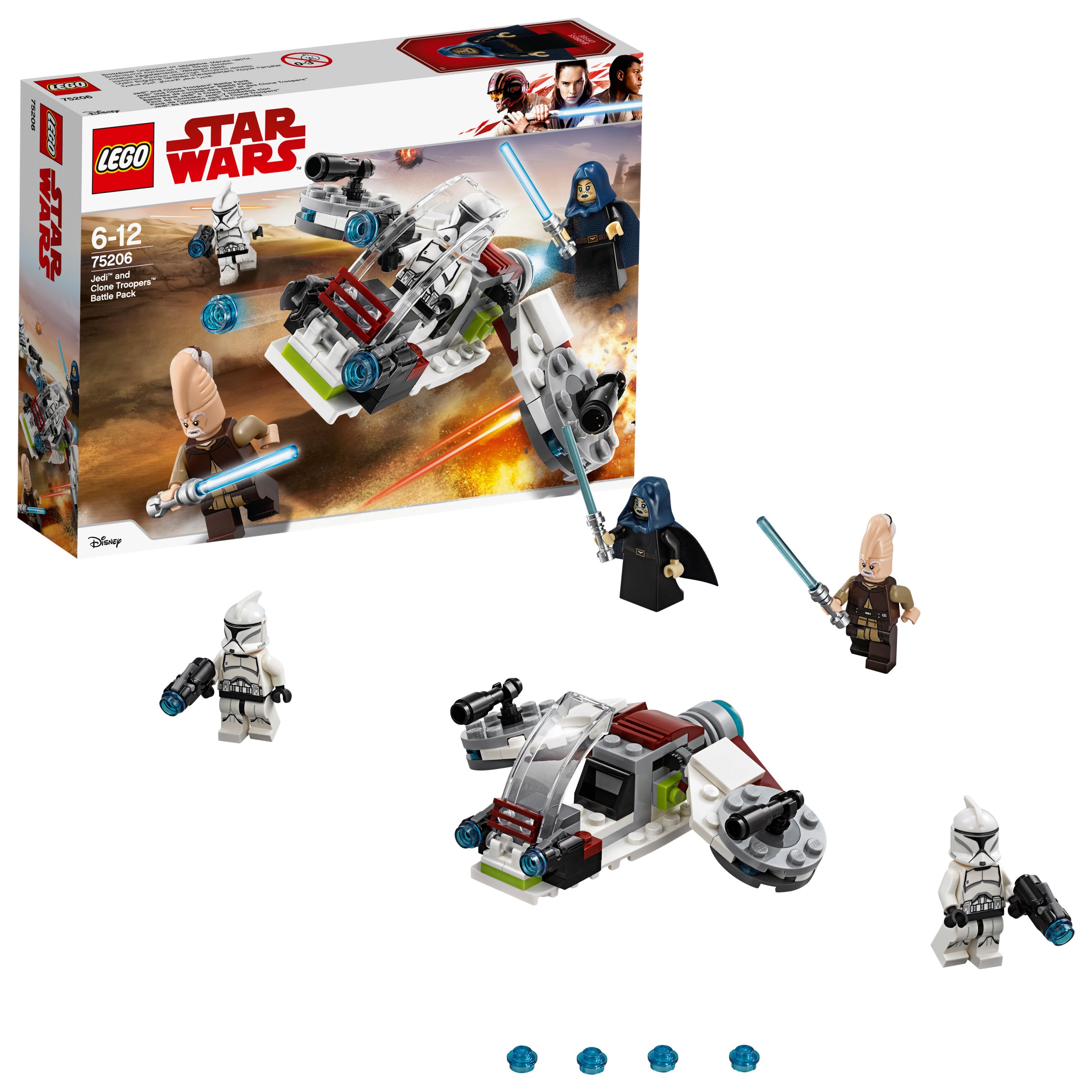 Lego Star Wars 75206 Jedi i Żołnierze Armii Klonów