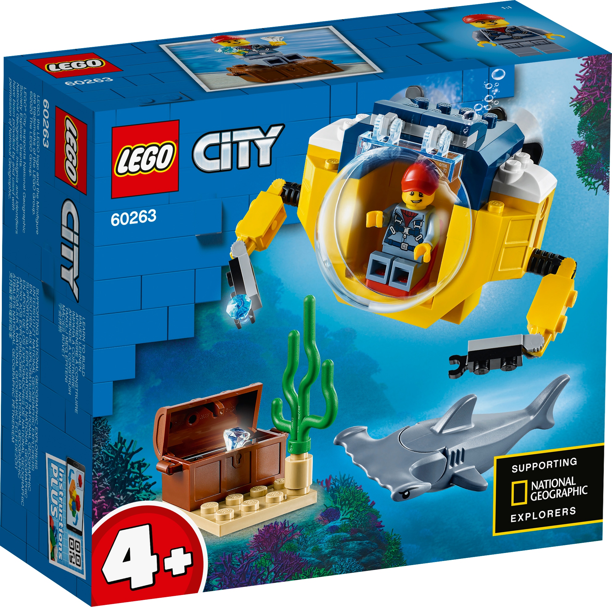 

Lego City Oceaniczna mini łódź podwodna 60263