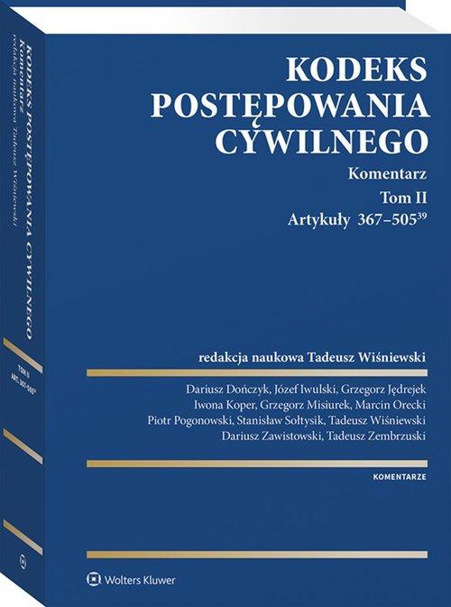 

Kodeks postępowania cywilnego Komentarz Tom 2