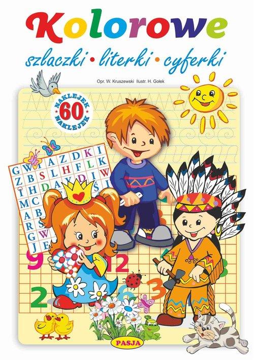 

Kolorowe szlaczki literki cyferki Halina Gołek