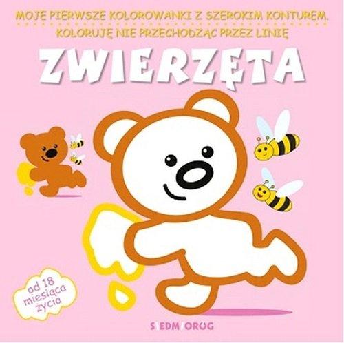 

Zwierzęta Moje pierwsze kolorowanki z szerokim