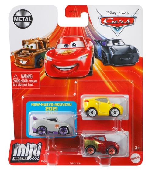 

Auta Cars mini racers zestaw 3 autka GYD33