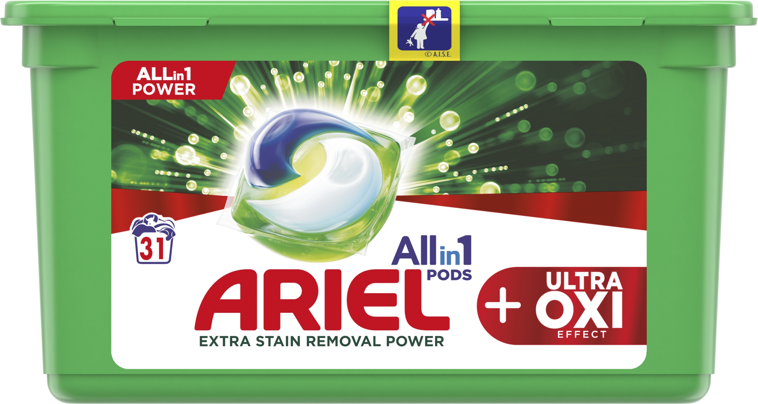 

Ariel Kapsułki do prania Ultra Oxi 31 szt
