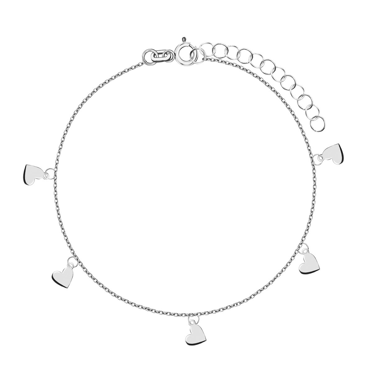 

Bransoletka Yes srebrna serca