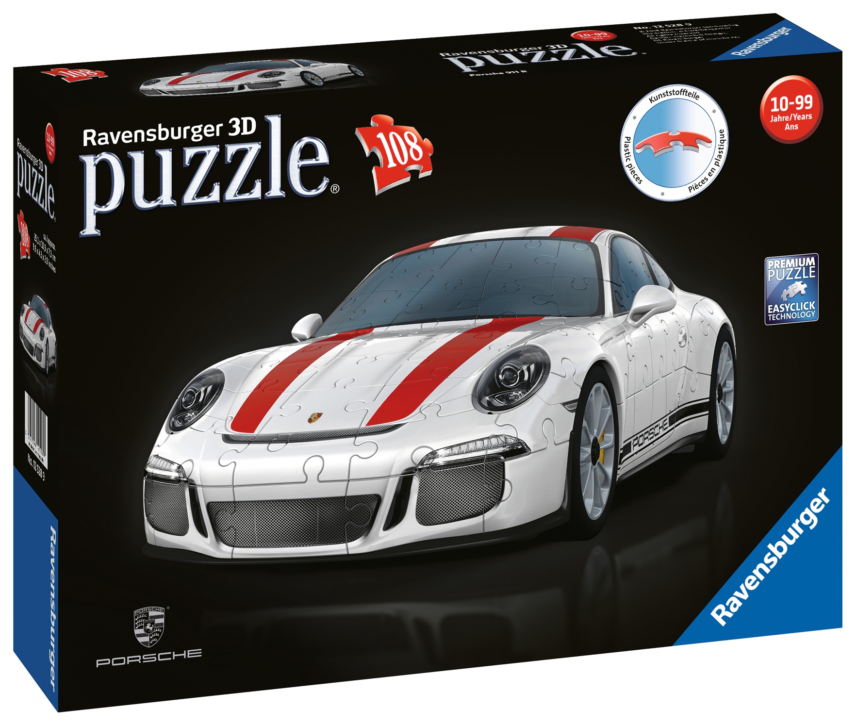 

Ravensburger Puzzle 3D Porsche 911 R 108 el.125289