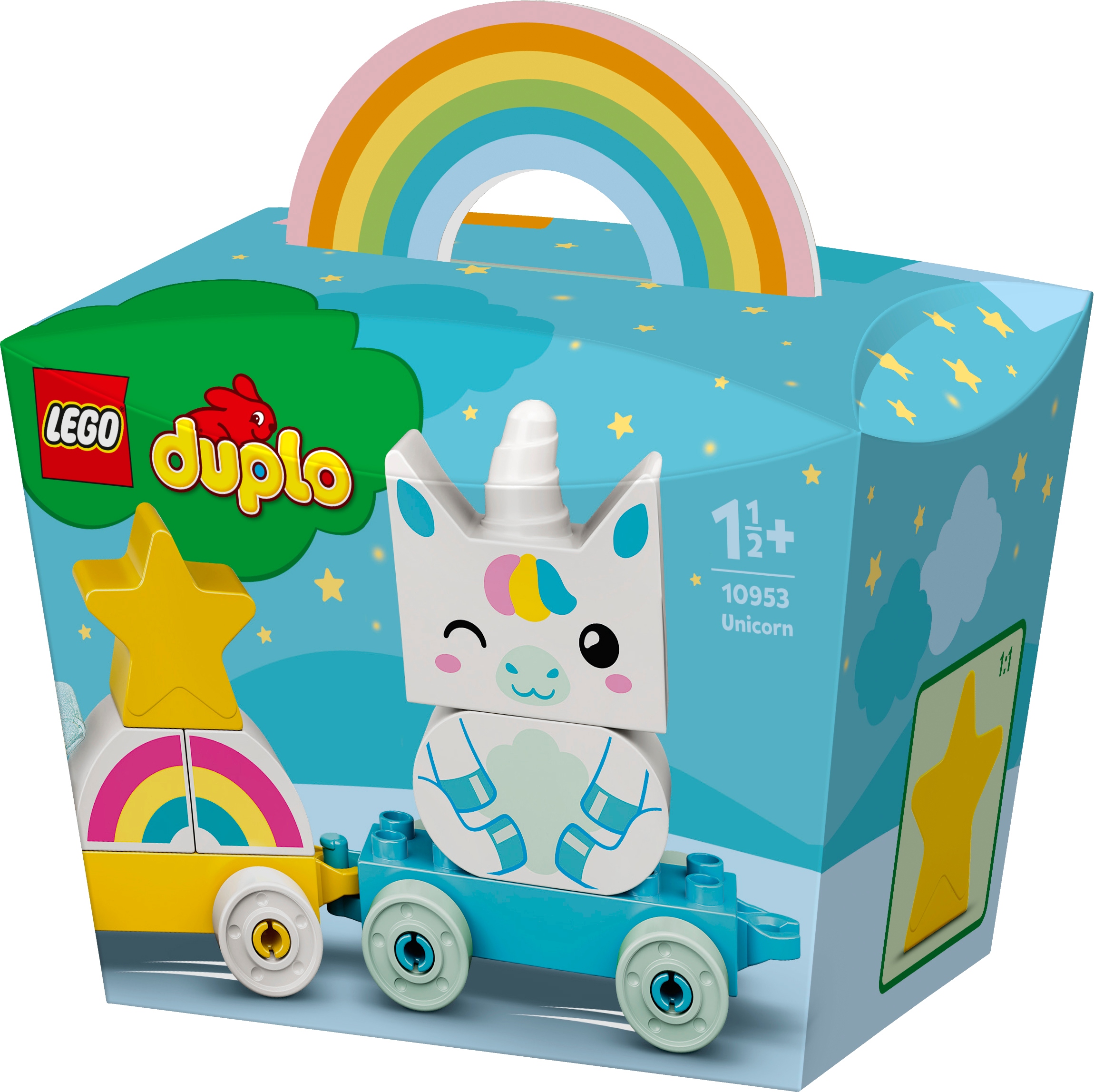 LEGO Duplo 10953 Jednorożec Wagoniki do Kolejki Gwiazdki Duże Klocki 2+